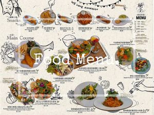 Food Menu (in Feb 2024). Now all food are vegan! at Cafe Zi - 梔子 in Kowloon