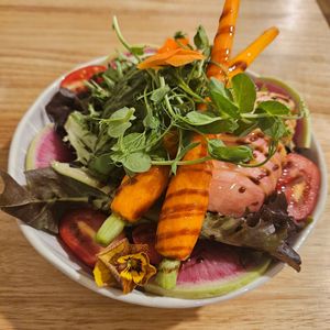 Zi 2.1 Flower Salad (ask for raw vegan) at Cafe Zi - 梔子 in Kowloon