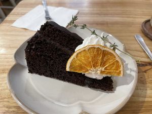 Chocolate cake   at Cafe Zi - 梔子 in Kowloon