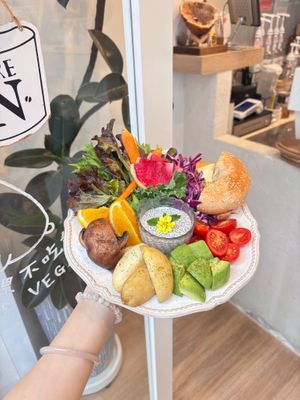 Vegan All Day Breastfast at Cafe Zi - 梔子 in Kowloon