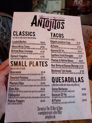  at Antojitos in Glasgow