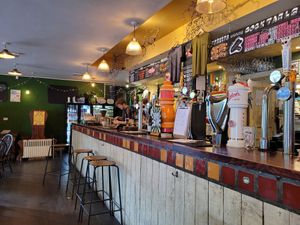 The bar at Antojitos in Glasgow