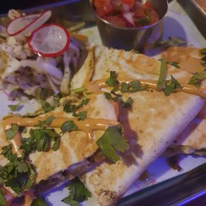 Chikn Quesadilla at Antojitos in Glasgow