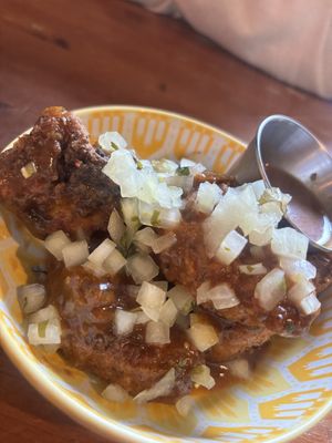 Birria chkn wings   at Antojitos in Glasgow