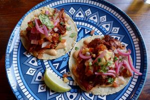 Ch*kn Al Pastor  at Antojitos in Glasgow