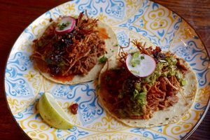 Crispy Enoki  at Antojitos in Glasgow