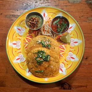 Pupusa Dec 25 at Antojitos in Glasgow