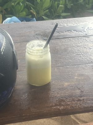 pineapple shake  at The Foodtruck Mirissa in Mirissa