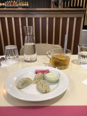 Momo side - vegetarian (contains yoghurt)  at Tsomo Kitchen in Paris