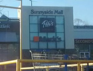 outside at Pete's Frootique in Bedford