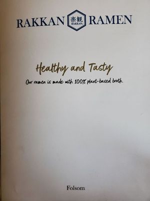  at Rakkan Ramen in Folsom