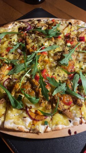 Veganer Flammkuchen at Si Remy in Berlin