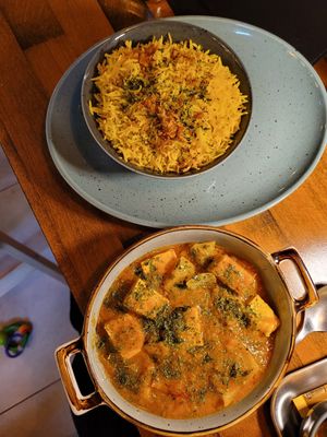 Tofu tikka at Si Remy in Berlin