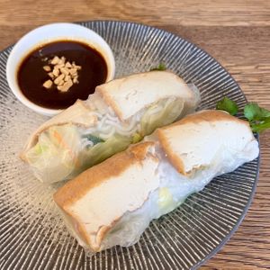 summer rolls with tofu  at Do Le's Kitchen in Weil Am Rhein