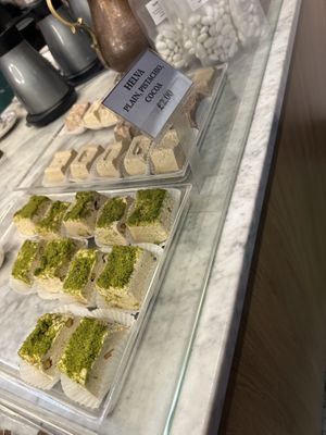 Turkish sweets  at The Turkish Deli in South East London