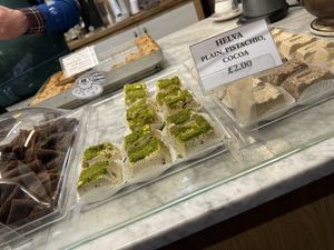 Turkish sweets  at The Turkish Deli in South East London