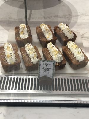 Lemon and lavender tea cake  at The Lime Tree Cafe - Nakheel Mall - Maybe closed in Dubai