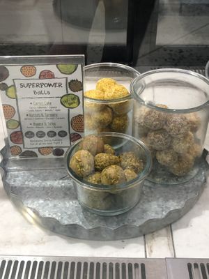 Superpower balls   at The Lime Tree Cafe - Nakheel Mall - Maybe closed in Dubai
