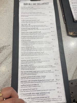 All day breakfast menu with vegan, vegetarian, gluten free options  at The Lime Tree Cafe - Nakheel Mall - Maybe closed in Dubai