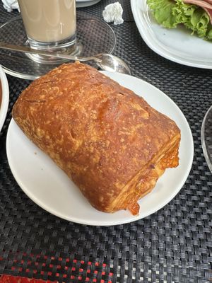 Vegan pastry with orange filling   at Teraferma in Venice