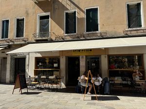 outside  at Teraferma in Venice