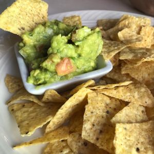 Chops and fresh guacamole at St Germain Bistro and Cafe in San Juan