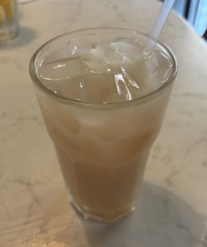 soursop juice!  at St Germain Bistro and Cafe in San Juan