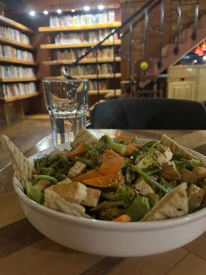 Tofu salad  at Cafe Andino in Huaraz