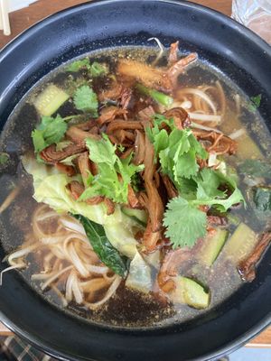 Seitan duck soup  at Chai - Yo  in Montreal