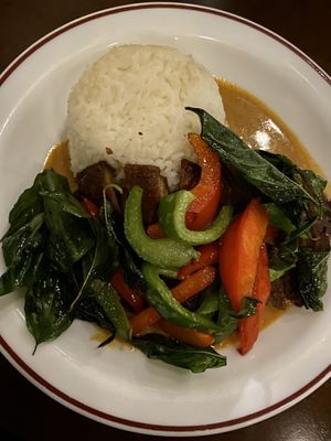 Mock duck curry   at Chai - Yo  in Montreal