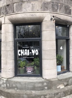 Outside  at Chai - Yo  in Montreal