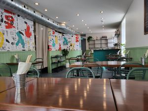 Interior seating at Chai-Yo at Chai - Yo  in Montreal