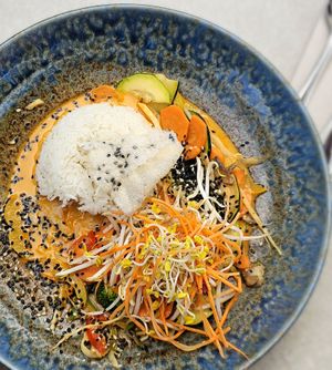 Vegan red curry at Tischlein Deck Dich  in Mittenwald