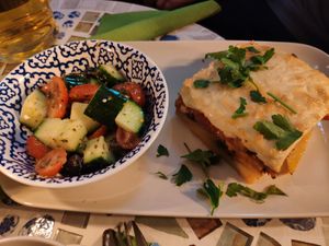 Moussaka at The Crazy Little Greek in Berlin