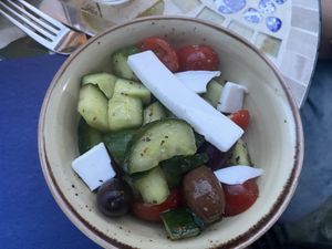 Greek salad   at The Crazy Little Greek in Berlin