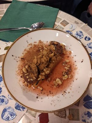 Ravani included in Mezzeplatter 2 people - 3.5/5 at The Crazy Little Greek in Berlin