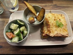 Moussaka  at The Crazy Little Greek in Berlin