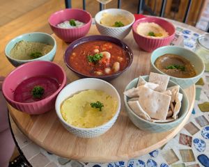 Platter for 2 people, 35€ at The Crazy Little Greek in Berlin