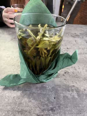 greek mountain tea - very nicee  at The Crazy Little Greek in Berlin