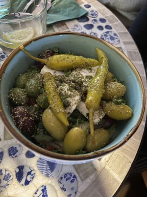 greek salad  at The Crazy Little Greek in Berlin