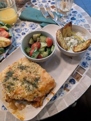 Moussaka at The Crazy Little Greek in Berlin