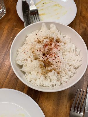 White rice   at Colombo 16 in St Leonards