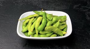 Edamame  at Silverlake Ramen in South Pasadena