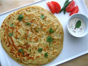 Govinda´s Aloo Paratha at Govinda's Restaurant in Moundsville