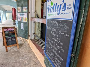 Yum factor 10. at Polly's At the Pier in St Croix