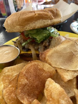 Porto Patty Melt  at Sealevel City Vegan Diner in Wilmington
