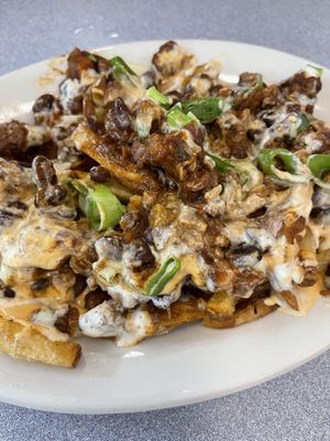 Chili Cheese Fries  at Sealevel City Vegan Diner in Wilmington