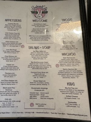   at Sealevel City Vegan Diner in Wilmington