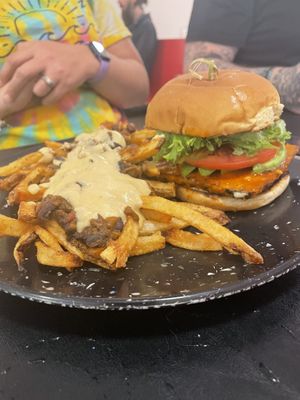 Buffalo tofu sandwich   at Sealevel City Vegan Diner in Wilmington