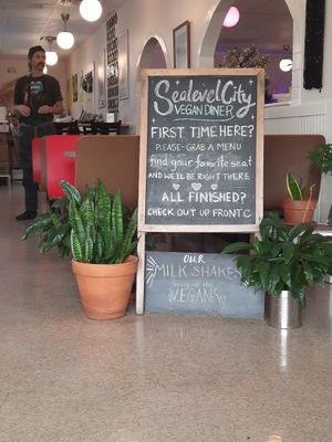  at Sealevel City Vegan Diner in Wilmington